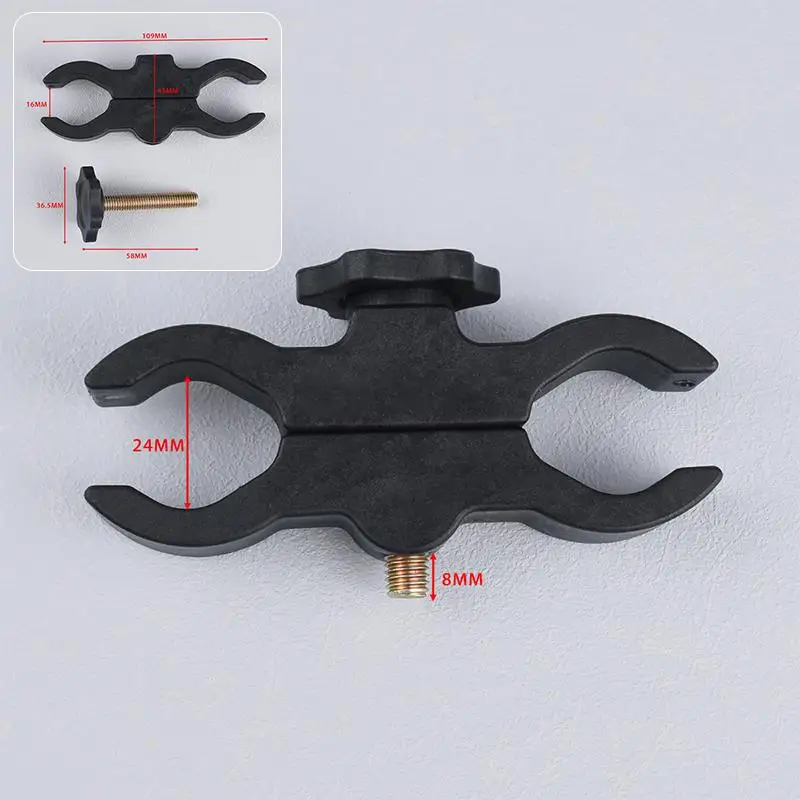 Outdoor Hunting Supply Tactical Flashlight Clip Mount Bracket 25-30mm Diameter Torch Holder For Bike Riding Sport Fixing Parts