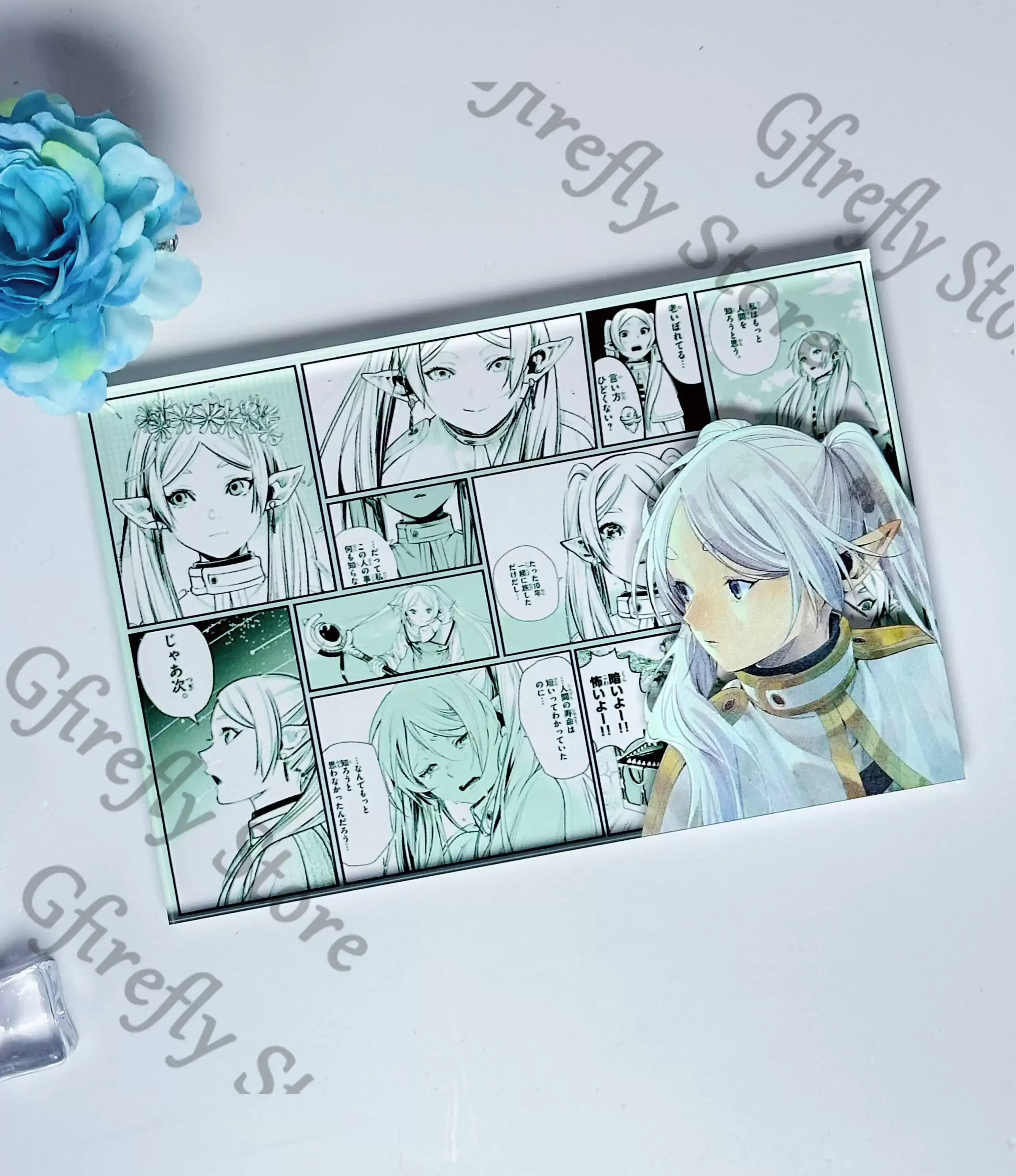 

Anime Frieren: Beyond Journey's End Fern Stark Himmel Heiter High-transparency Acrylic Brick Ornaments Cosplay Gift