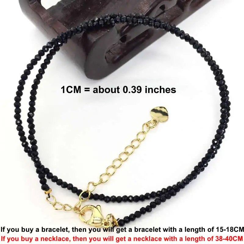 Facettierte Edelsteine 2-3mm Perlen Halskette Armband Kristall Quarz Achat Labradorit Amazon Choker Herren Damen Schmuck Party Geschenk – Detail 23