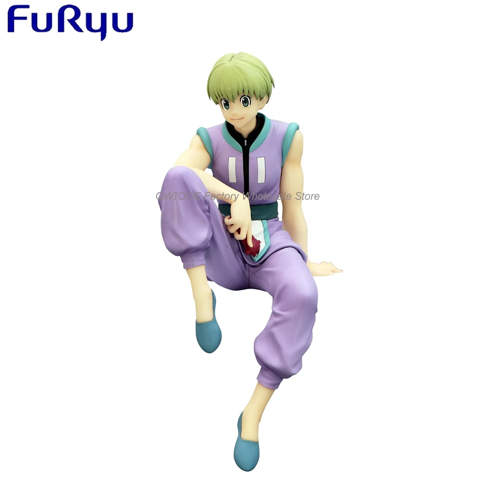 Original Genuine FuRyu FuRyu Hunter Hunter 15cm Shalnark Ryusei Anime Noodles Press Figure PVC Adult Collection Model Doll Toys