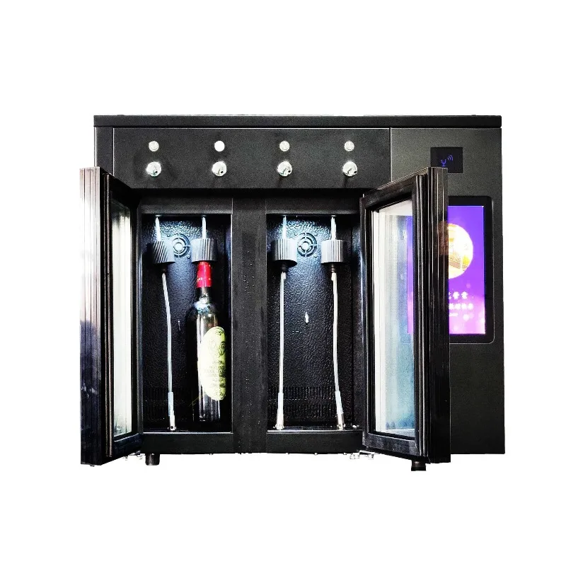Wine dispenser, constant temperature refrigeration automatic scanning code vending machine, red wine smart machine nitrogen