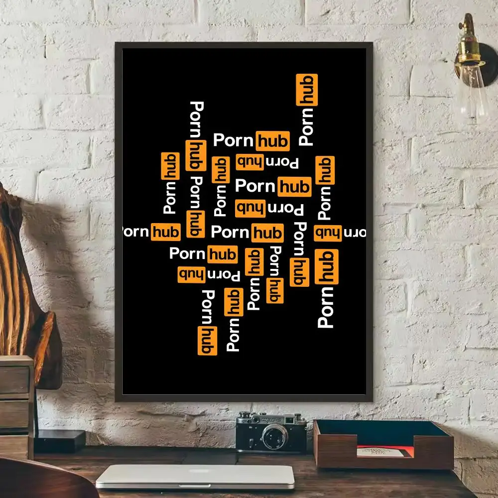 P-Porn Hub ملصق ملصقات HD مقاوم للماء اللوحة جدار الفن لغرفة النوم غرفة المعيشة ديكور المنزل الديكور هدية #4