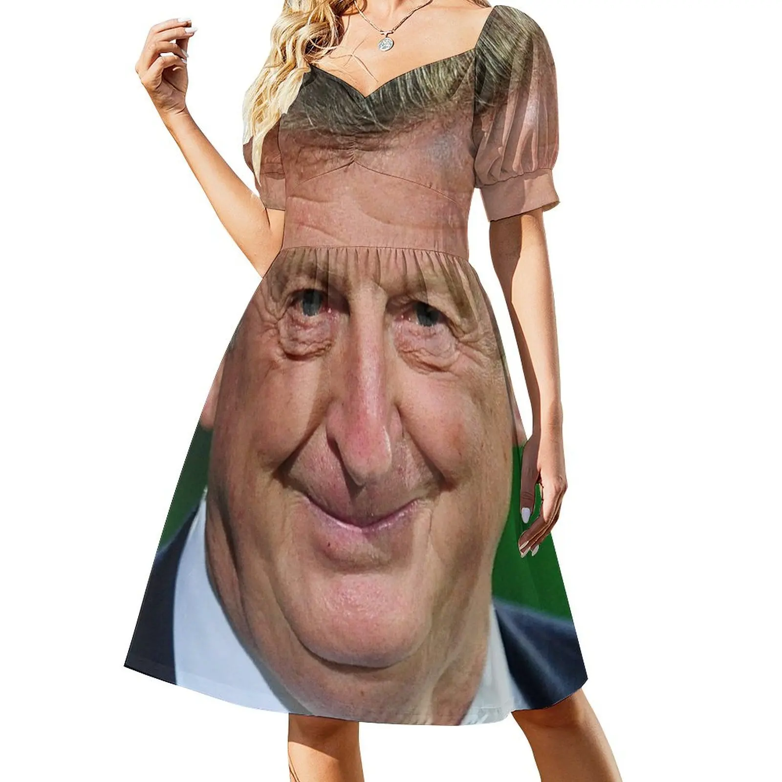 

Roy Hodgson: English football manager and icon Short Sleeved Dress Aesthetic clothing Dress