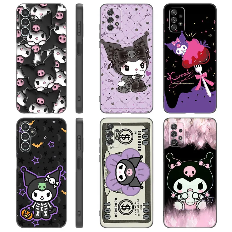 kuromi Phone Case For Samsung Galaxy A13 A22 A24 A32 4G A14 A23 A25 A34 A52S A53 A54 A73 5G A11 A12 A31 A33 A50 A51 A70 A71 A72