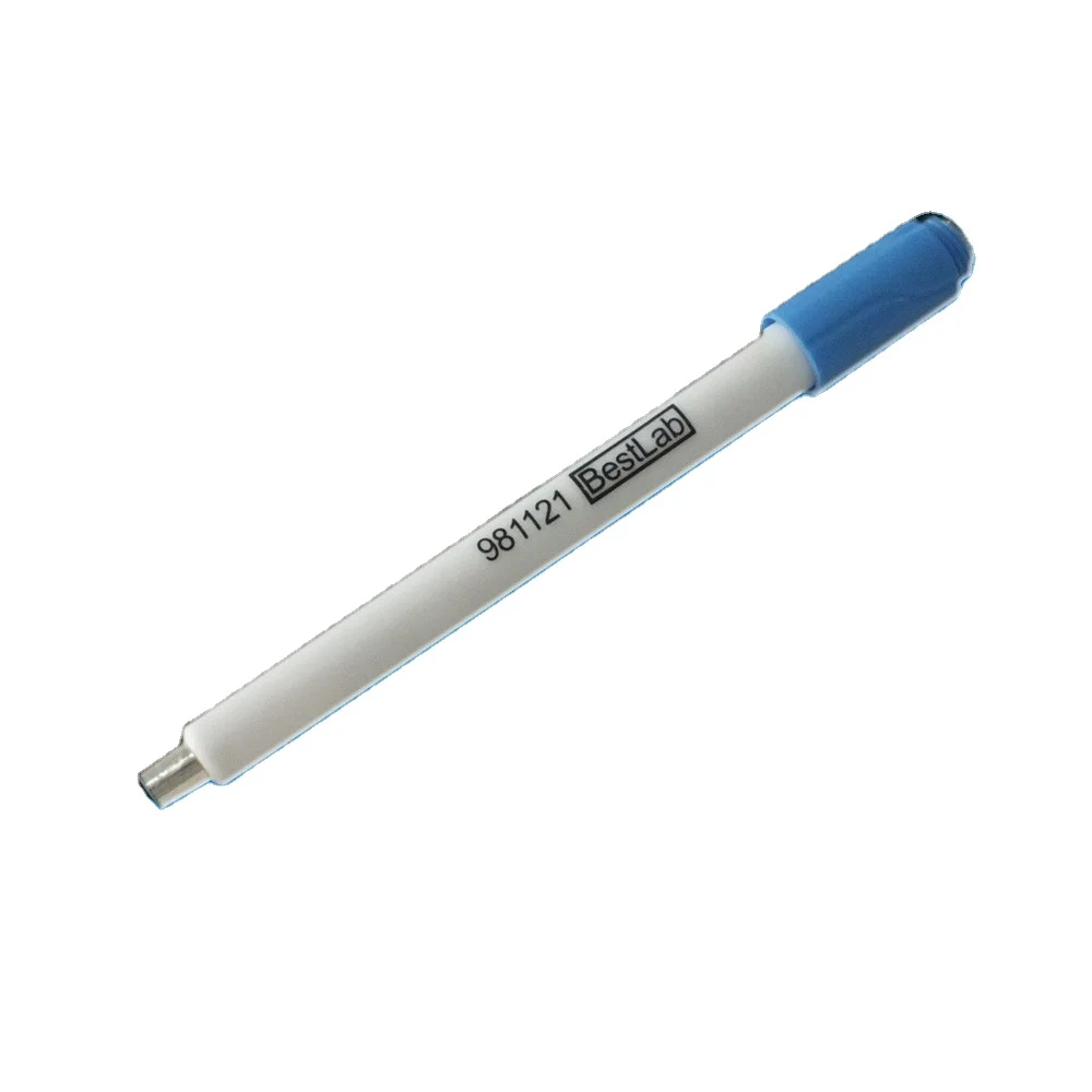 Sonde de titration argentée 981121 pour la titration par précipitation des halogènes et des mercaptanes, électrode de titration argentée