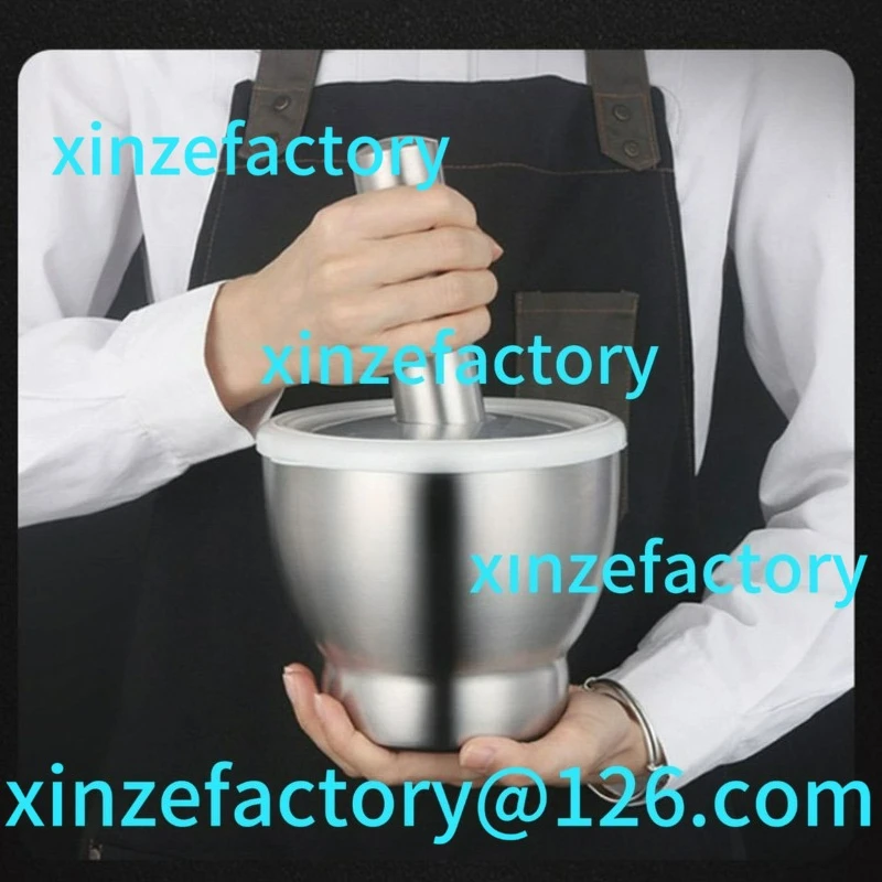 

Customization Grinder Stainless Steel Kitchen Garlic Pounder Mashers Mortars Kitchen
