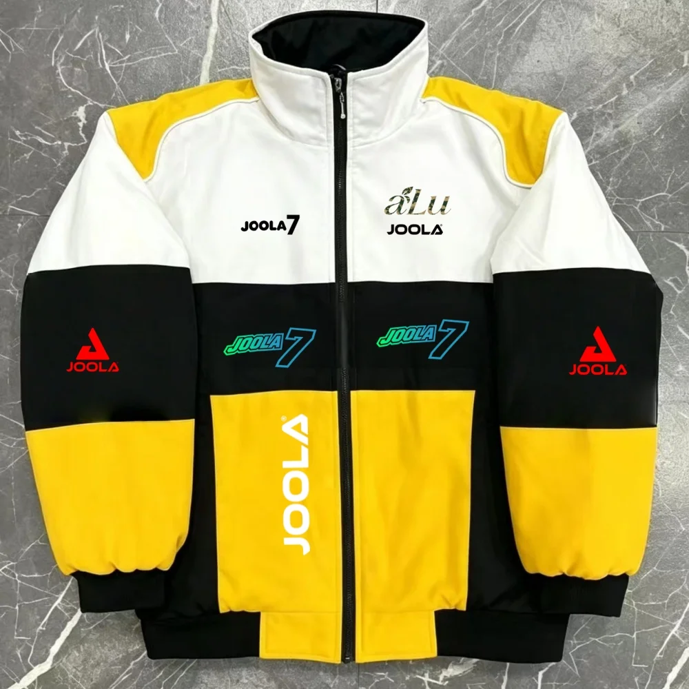 

Unisex JOOLA Patchwork Sports Jacket Full Zip Stand Collar Quick Dry Breathable Table Tennis Badminton Running Training Outer Co