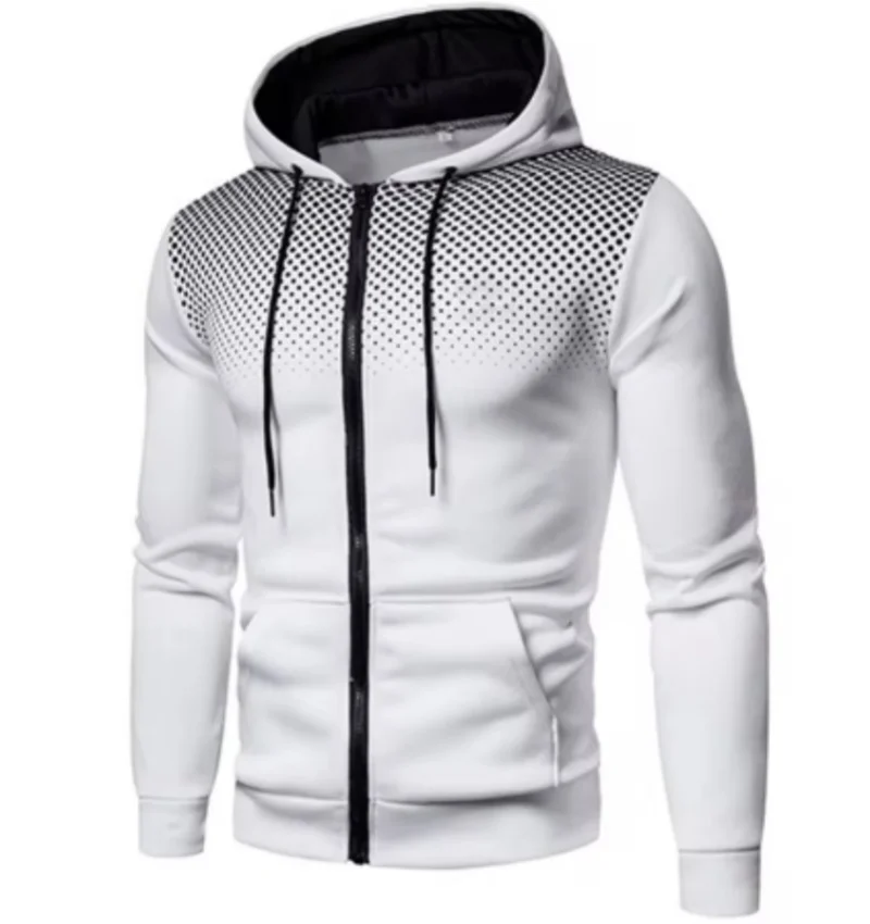 

Autumn Men Sweatshirts Long Sleeve Jacket Hoodie Zipper Closure Jacket Male Hoodies Sweatshirt Slim Fit Male Clothing