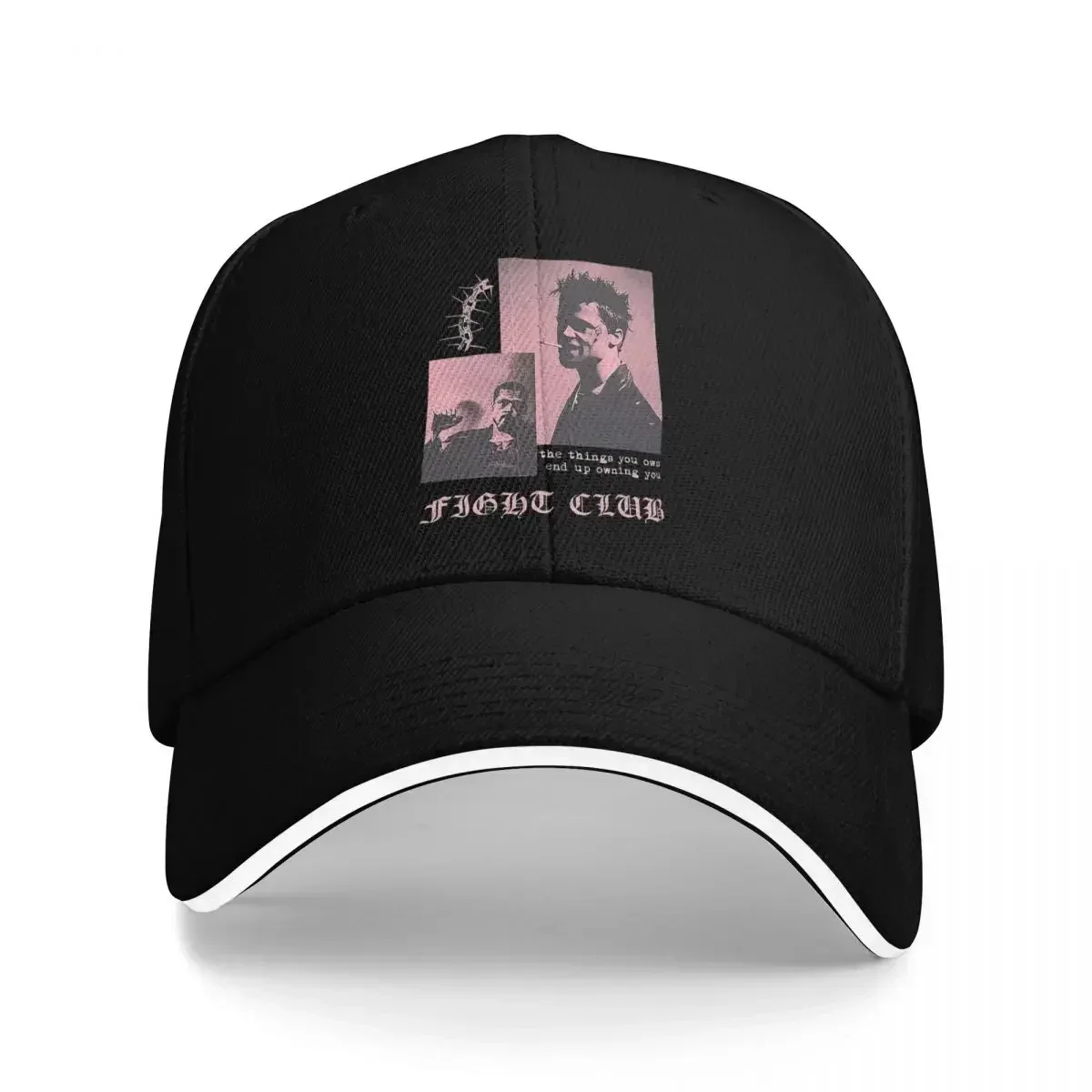 New Fight Club Aesthetic Poster Durable For All Seasons Mens Hats Baseball Cap Women's Baseball Cap