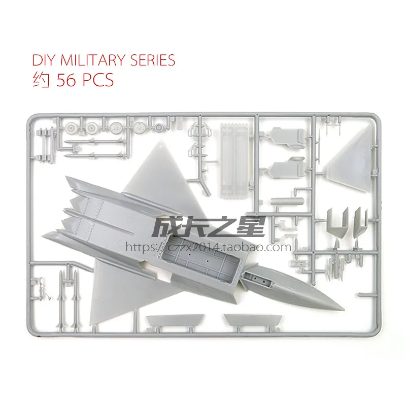 1/72 US Military F-22 Raptor Stealth Fighter Plastic Assembly Model Aircraft Toy