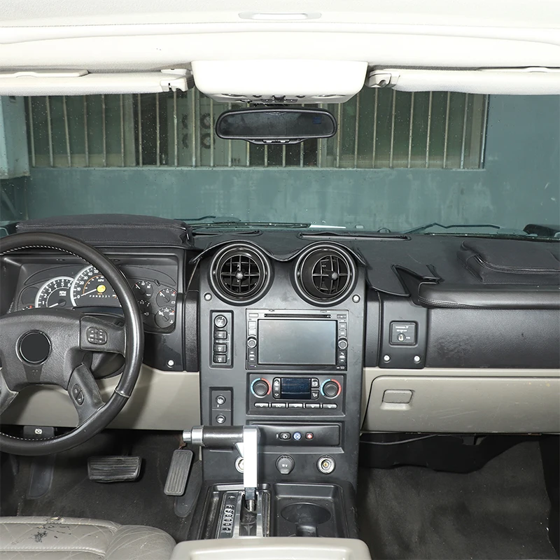 Gao Ruying For Hummer H2 2003-2009 Car Dashboard Sunscreen Pad with Zipper Storage Bag Interior Car Accessories