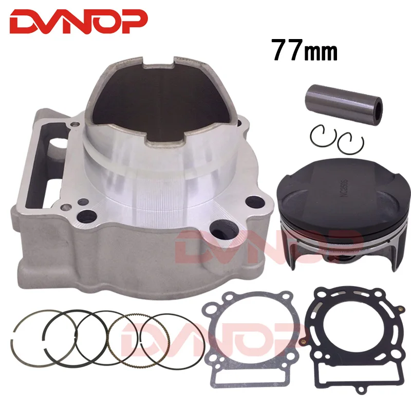 Motorcycle Engine Cylinder Kits  And Piston Ring For ZONGSHEN 77MM  NC250 250cc  KAYO T6 K6 BSE J5 RX3 ZS250GY-3