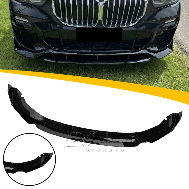 

Other Exterior Accessories Black Carbon Fiber Looks Front Bumper Splitter Lip for X5 G05 2019 2020 2021 2022
