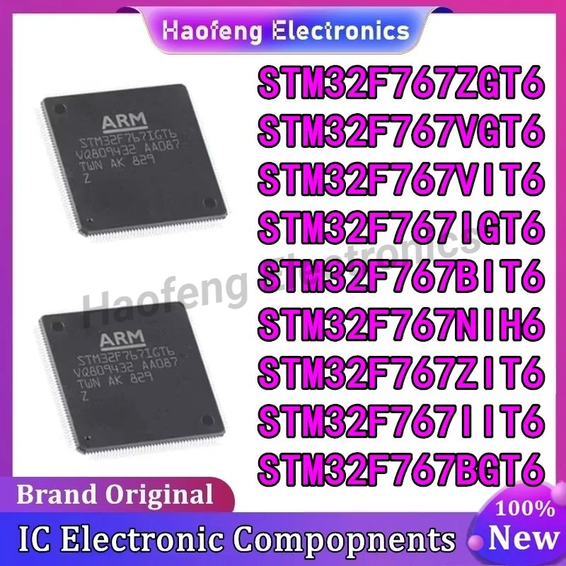 STM32F767IIT6 STM32F767VIT6 STM32F767IGT6 STM32F767BIT6 STM32F767ZIT6 STM32F767ZGT6 STM32F767VGT6 STM32F767NIH6 STM32F767BGT6