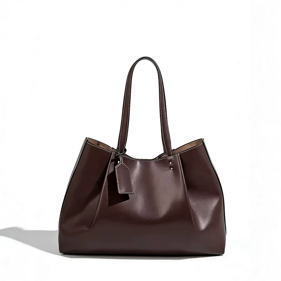 Fashion Ruched Women Handbags Designer PU Leather Shoulder Bag High Quality Crossbody Bags Women Bucket Bag Female Clutch Purses