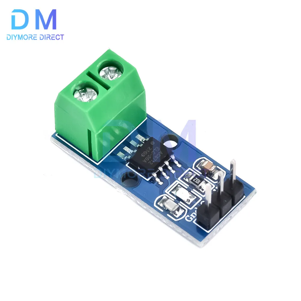 

ACS712 20A Range Hall Current Sensor Module ACS712 Module For Arduino