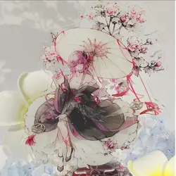 Kafka Oil-paper Umbrella Acrylic Stand Honkai Star Rail Game Goods Collection Figure Display Desk Decor Accesorios Friend Gift
