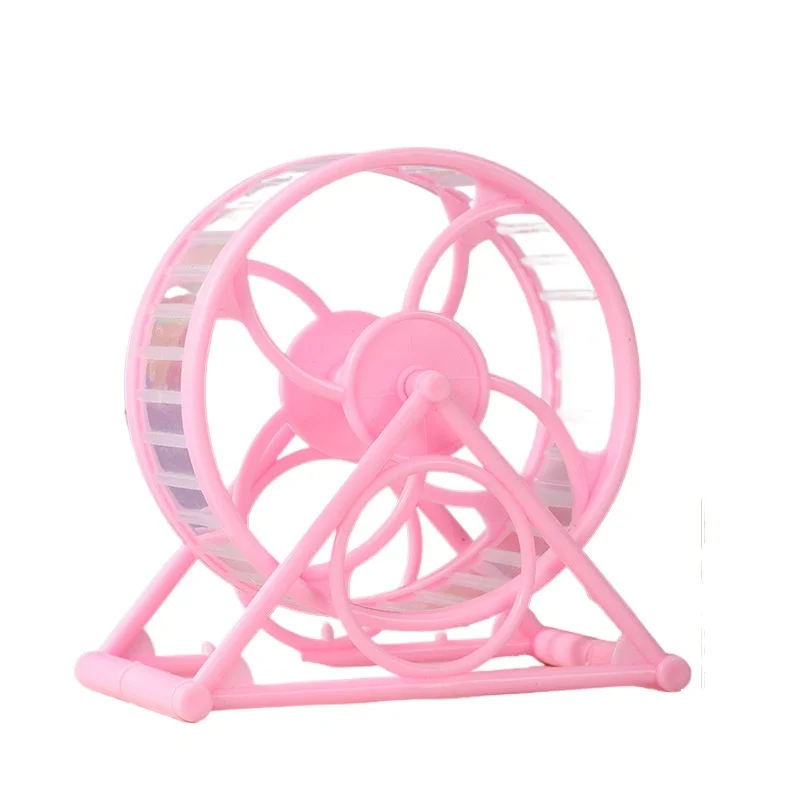 1 قطعة عجلة الجري الهامستر الصامت الذهبي تحمل الأسطوانة لا عالقة القدم مفرغة الكرة قوس الحيوانات الأليفة الصغيرة آمنة وسهلة التنظيف #5