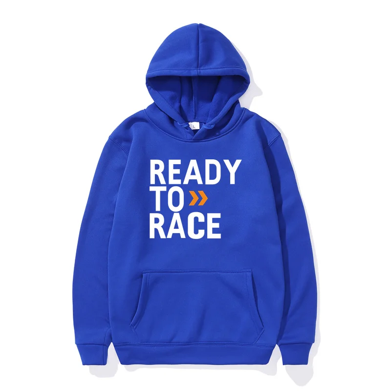 Swag Men Sweatshirt Ready To Race Print Hoodie Plus Size Novelty Hoody Enduro Cross Motocross Bitumen Bike Life Coats Clothes