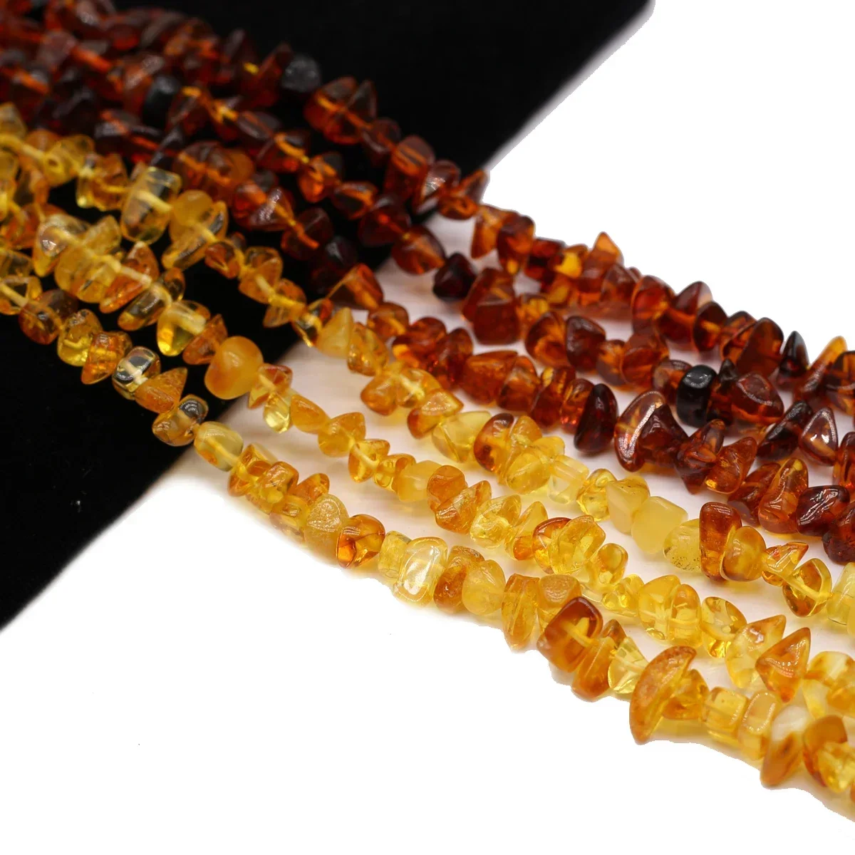 

Natural Gemstone Yellow Red Agate Beaded Irregular Shape Delicate High Quality Jewelry Making DIY Necklace Bracelet Accessories