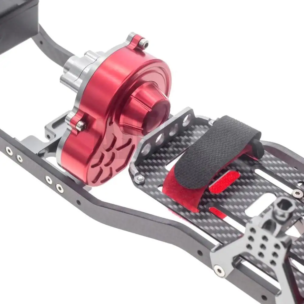 CNC Ganzmetall-Autrahmen RC-Chassis-Karosserieteile für 1:10 Axial SCX10 Simulation Kletterauto