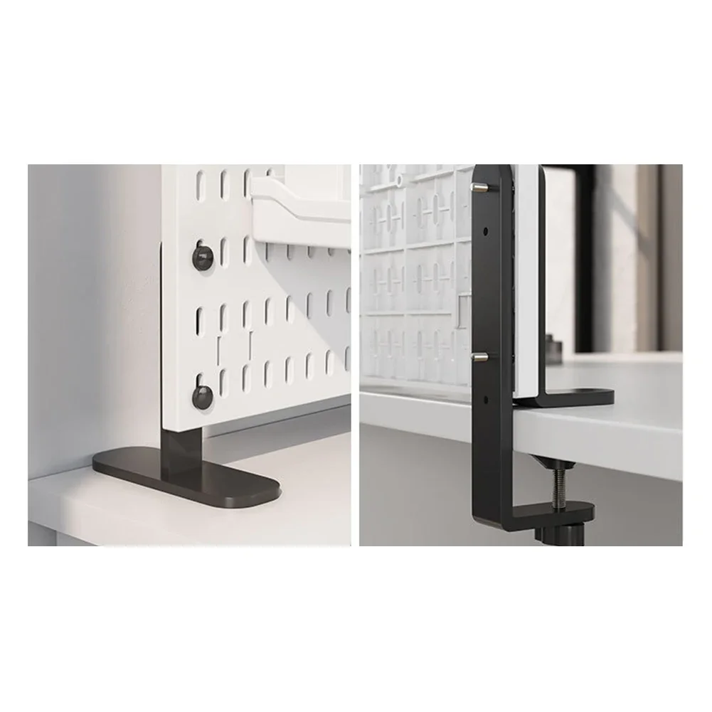 Pegboard Holder Clip Pegboard Bracket Clip No Drilling Needed Splint Type Upright Type Good Toughness High Hardness