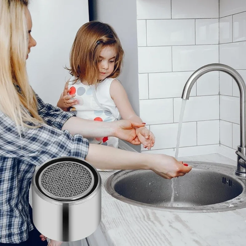 Bộ 6 Vòi Lọc Có Cờ Lê Nhà Bếp Vòi Nước Máy Sục Khí Tiết Kiệm Nước Vòi Lọc Phòng Tắm Bồn Rửa Máy Sục Khí Bền