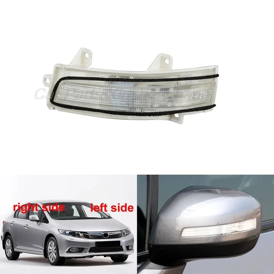 

For Honda Civic 2012 2013 2014 2015 Car Accessories Rearview Side Mirror Turn Signal LED Light Outer Wing Mirrors Lamp