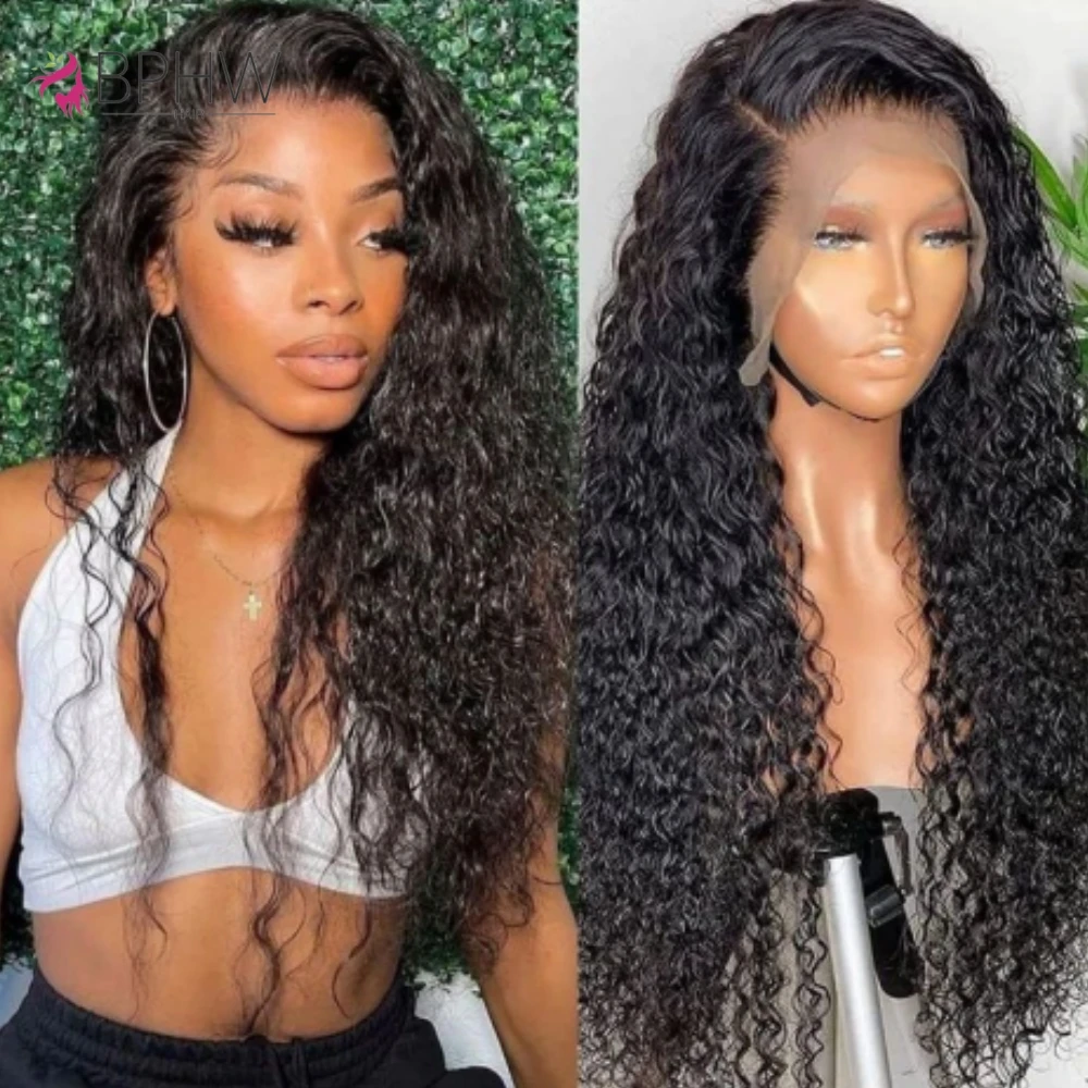 

13x4 Hd Lace Frontal Wig Human Hair 13x4 Water Wave Human Hair Wigs For Black Women 30 Inch Lace Front Human Hair Wig Long Wigs
