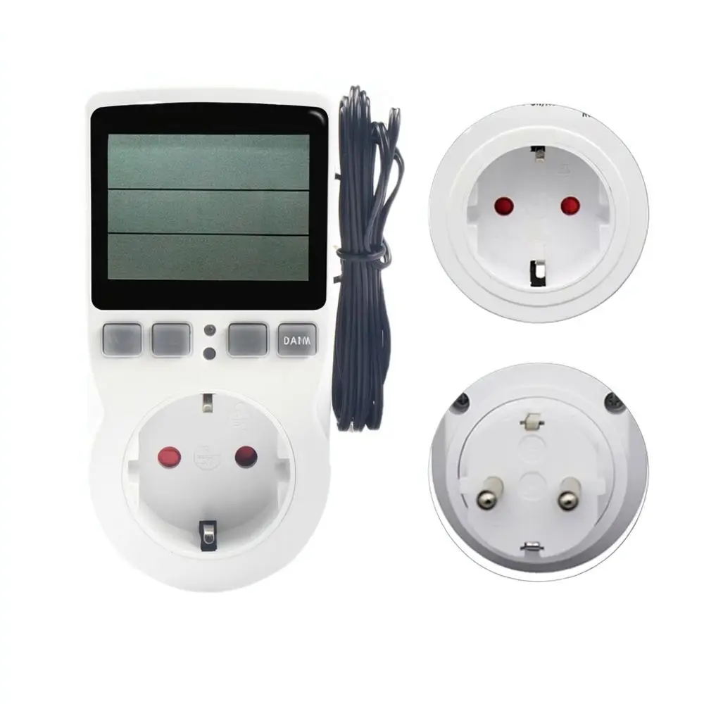 Digital Temperature Controller Socket Plug Timer Switch Outlet Thermostat For EU US UK AU FR Socket Home Appliance Control