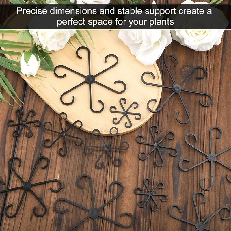 -A89Z 12 ชิ้น Plant Stem สนับสนุน 4 ขนาดดอกไม้ Stem Hook Stakes Trellis พืชปีนเขา Rack สําหรับ Plantfor ที่แตกต่างกัน