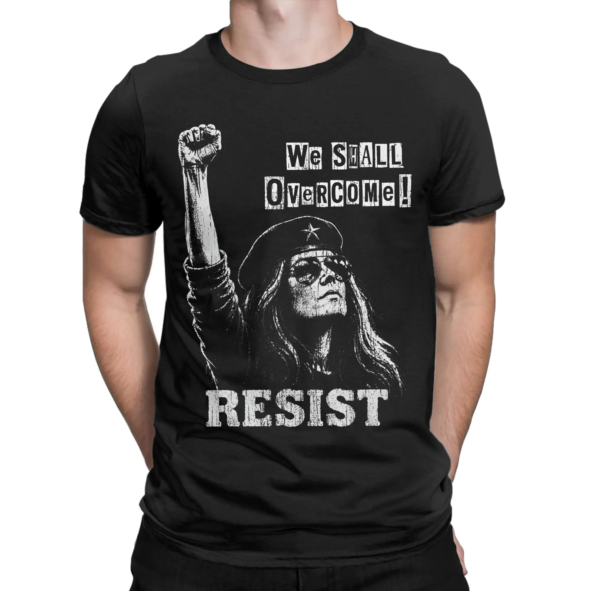 Casual Gloria Steinem T-Shirt Men Round Collar Cotton T Shirt  Short Sleeve Tee Shirt Gift Idea Clothes