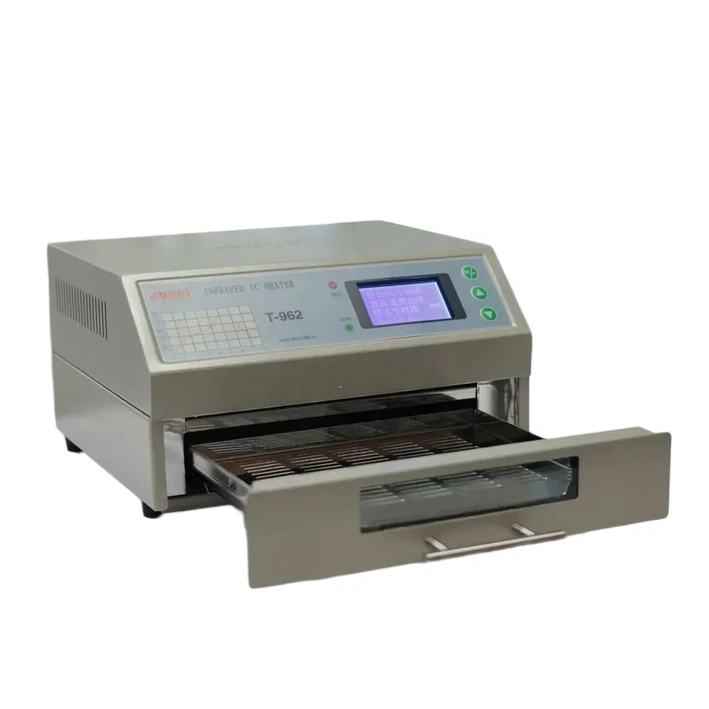 T-962 Reflow Oven Precision Temperature Control SMT Soldering PCB Prototyping Lab Rework Electronics Repair