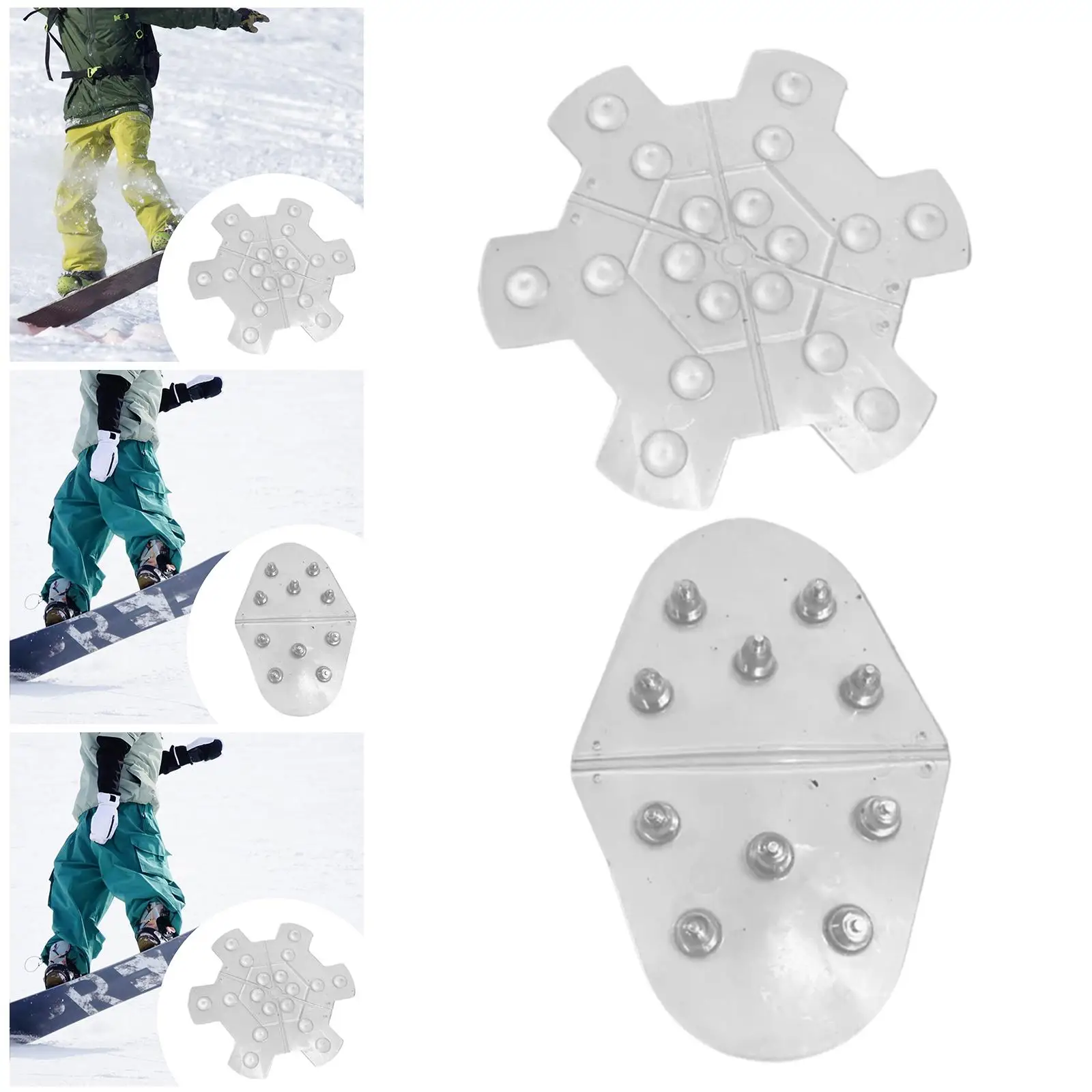 

Snowboard Stomp Pad Anti Slip Practical Winter Snowboarding Stomp Mat