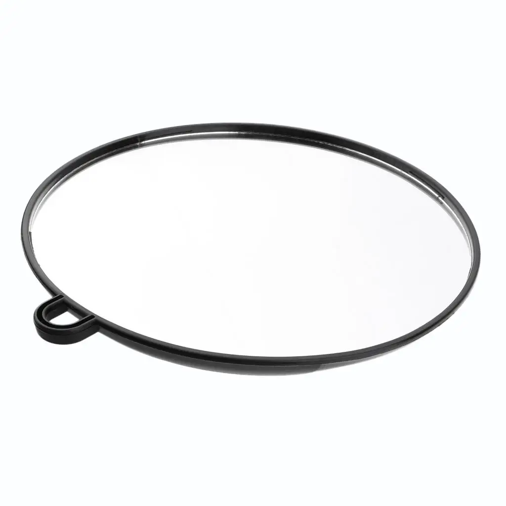 Handheld Mirror Large Modern Professional Clear Mirror for Barber