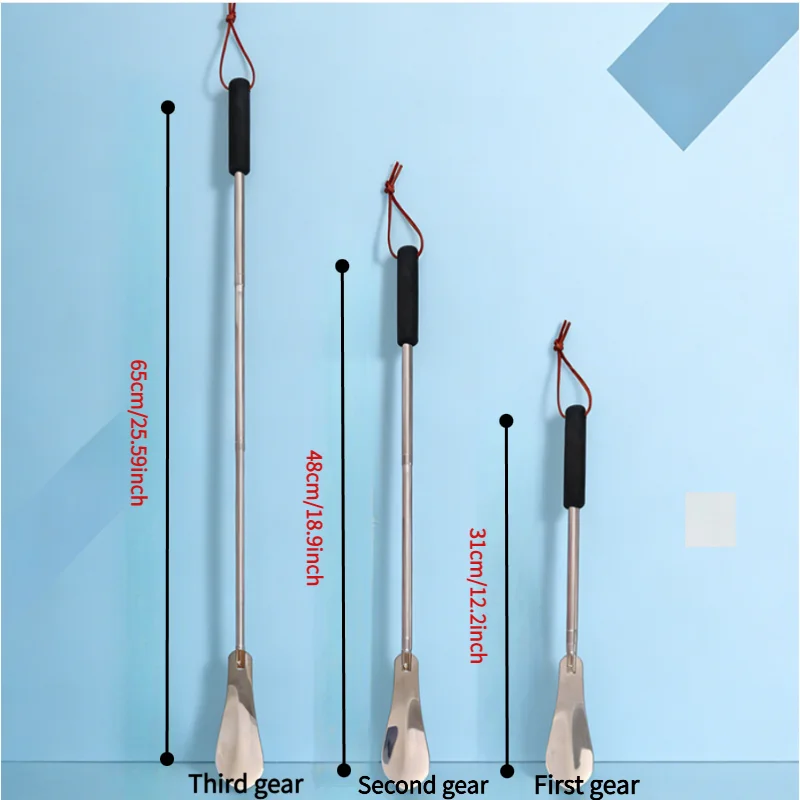 New Adjustable Telescopic Shoe Horn: Long-Handled Shoe Remover—Ideal for Seniors, Pregnant Women, and Those Who Prefer Convenien
