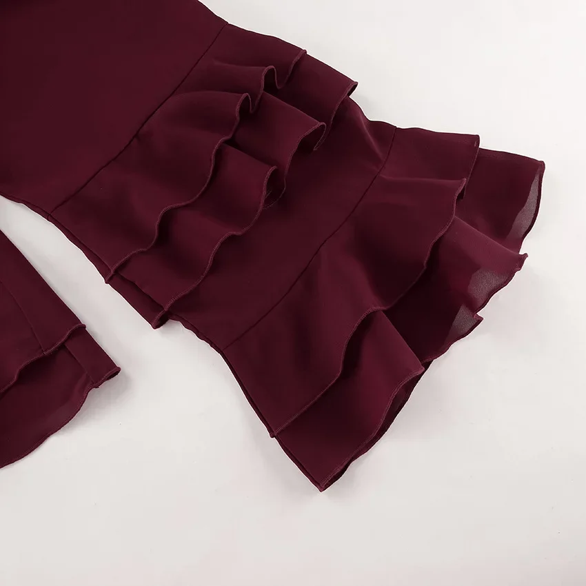 2026 Spring New Ruffle Trim Chiffon Top Women High End Sense Stand Collar Long Sleeve Shirt Elegant Design Commute Womens Wear