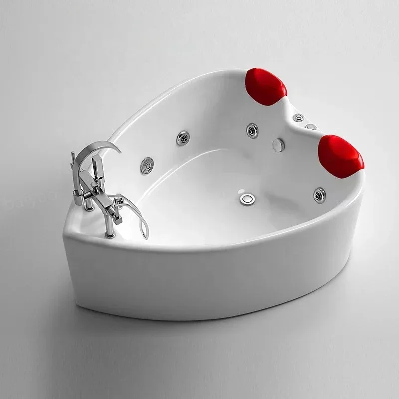 

Spa Bathtub Heart-Shaped Double Independent Theme Hotel Spa Tub