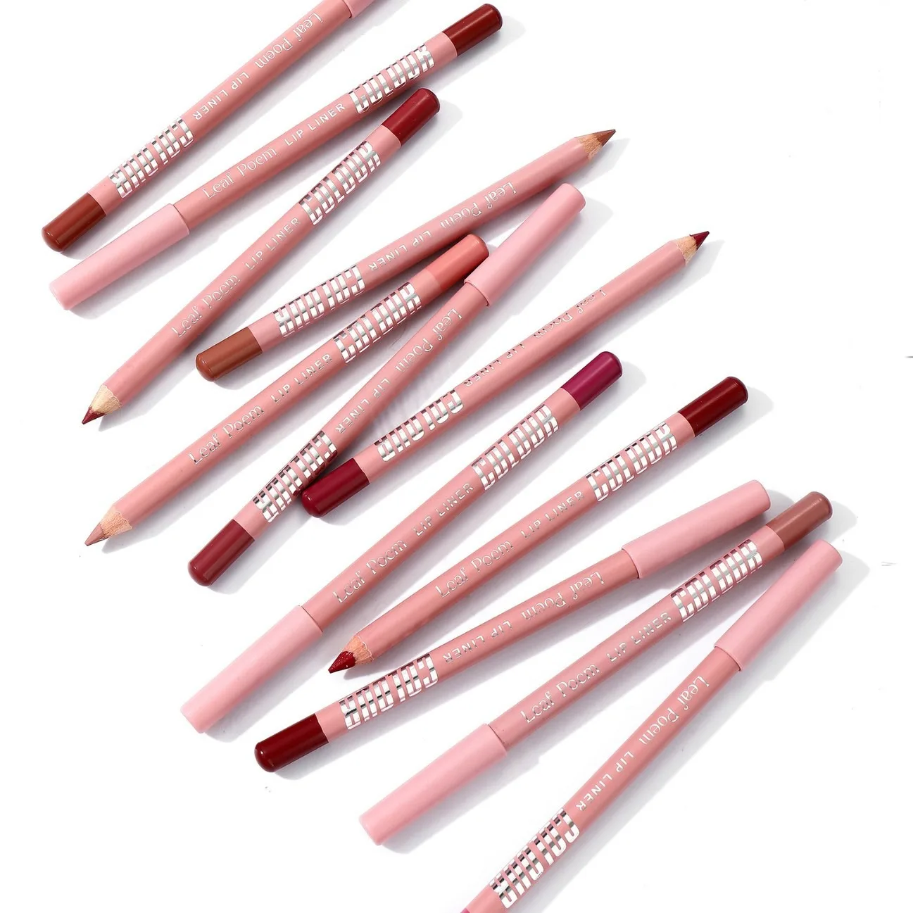 Caneta delineadora labial de veludo fosco, 12 cores, à prova d'água, longa duração, antiaderente, nude, vermelho, contorno, batom de alta pigmentação, maquiagem labial