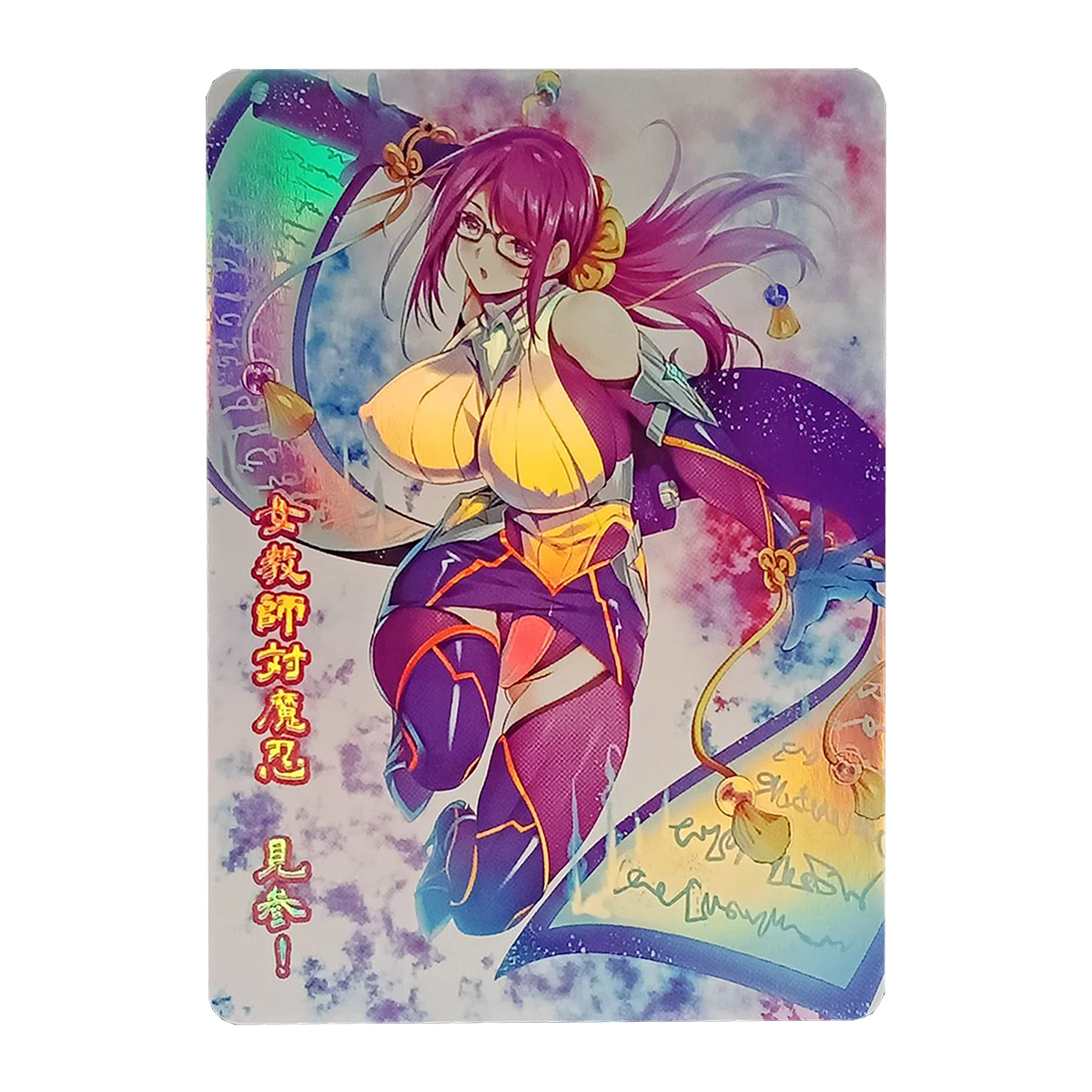 Goddess Story Rem Ram Action Taimanin Collection Card Hot Stamping Color Flash Card Jingliu Game Anime Card Gift Toys