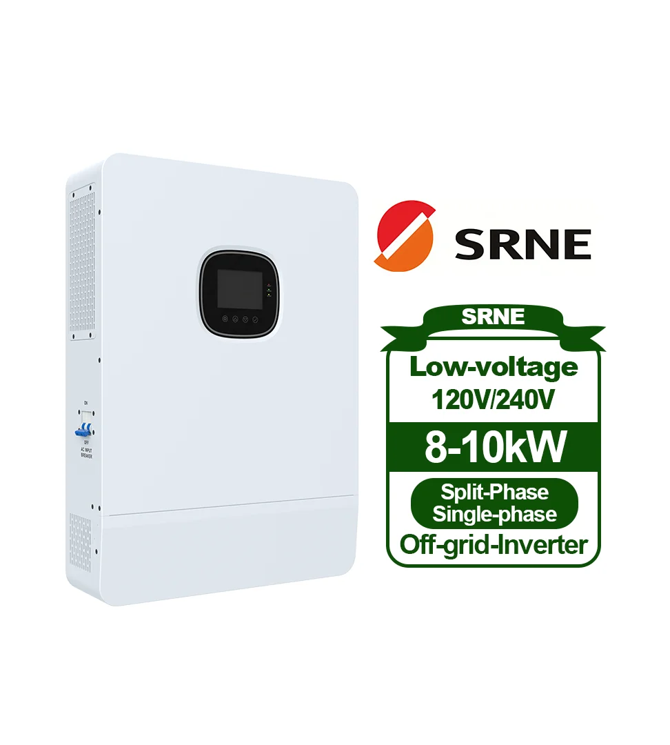 

【Hot】SRNE 8KW 10KW Grid Solar Hybrid Inverter SPI-8K-UP SPI-10K-UP Triple Output Split Phase 120V/240V Lithium Battery MPPT