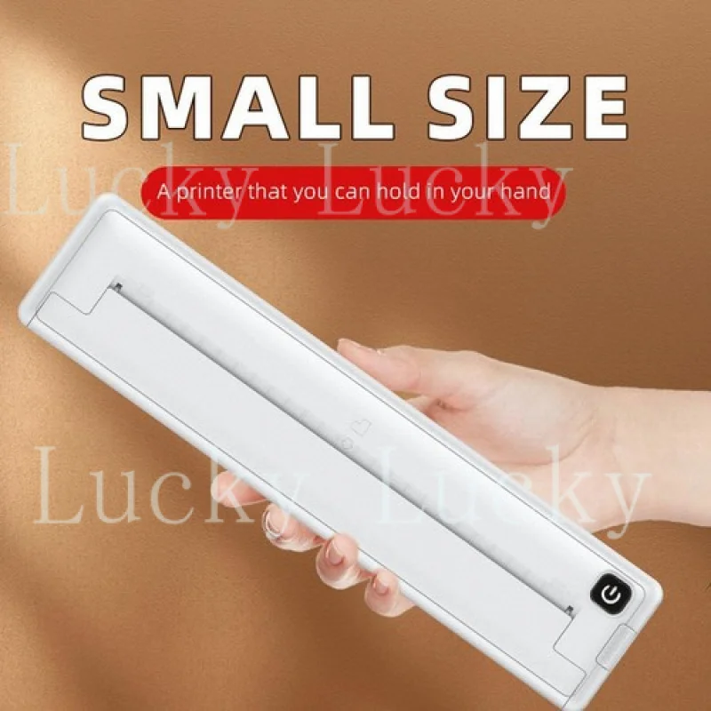 f  for A4 Paper Portable Thermal Printer Pocket Photo Document Printer Wireless^ Q C3M7