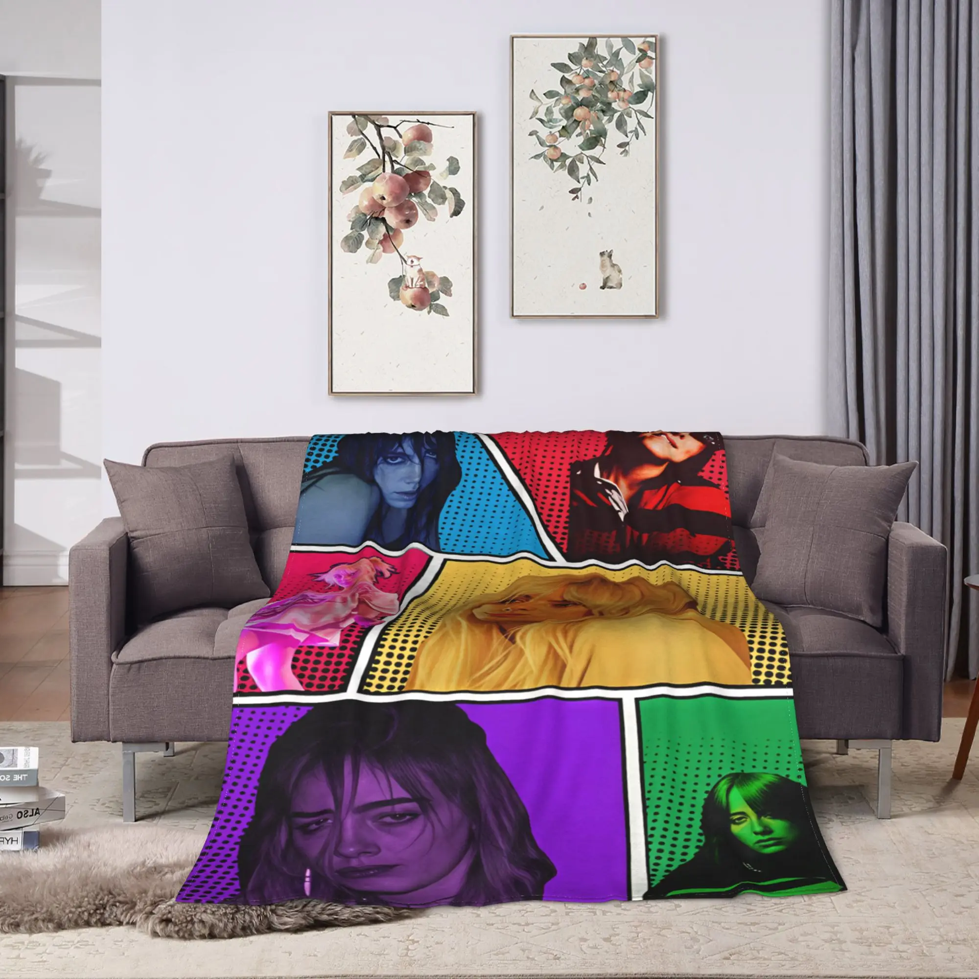 B–billies Blanket  Decorative Flannel Bedding Throws For Couch Bed Super Warm Customized Quality Bedspread Birthday Gift