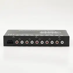 5 Band Car Audio Equalizer Stylish High Performance Front Rear+sub Output with CD/AUX Input Select Switch for Motorcycle RV RTV