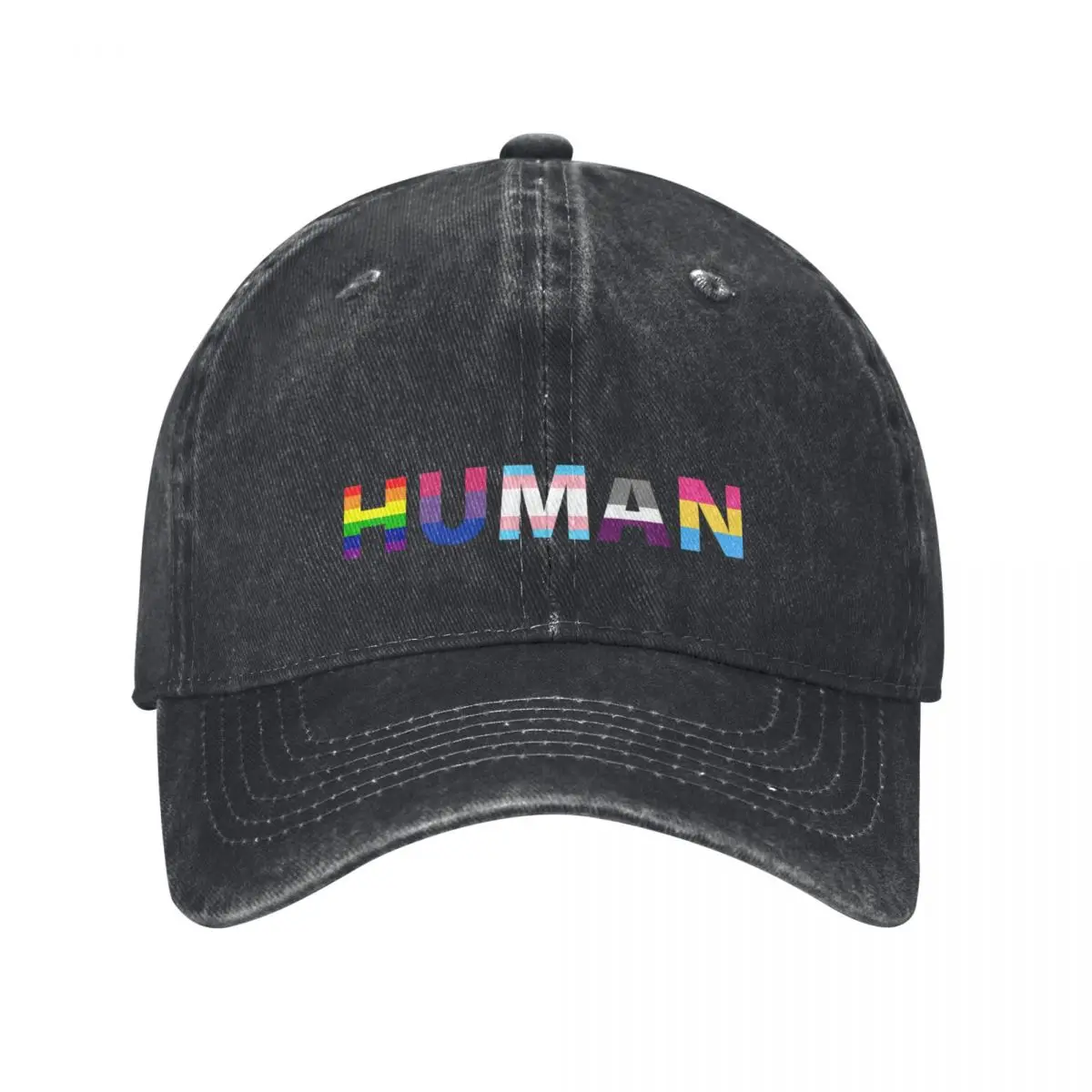 Human Pride Flags - We Are All Human - Rainbow, Pride, Human After All Baseball Cap Vintage Boy Child Women's