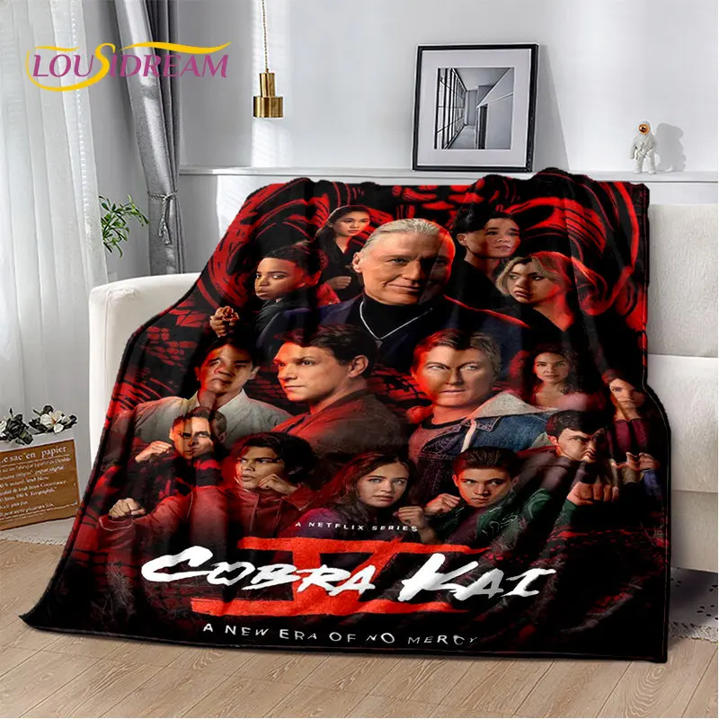 Cobra Kai Amanda TV Karate Soft Plush Blanket,Flannel Blanket Throw Blanket for Living Room Bedroom Bed Sofa Picnic Cover Kids