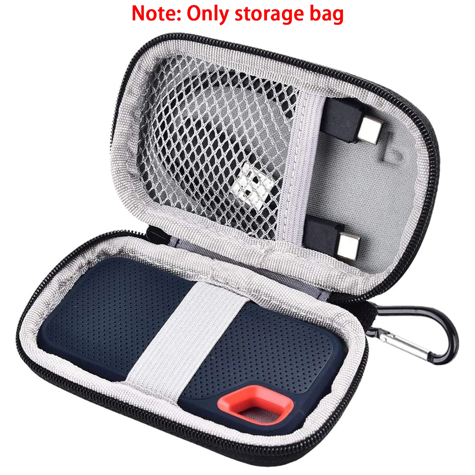 �y�Z�[�����zSanDisk Extreme Portable SSD & Extreme PRO�pSSD�P�[�X�A�J���r�i�t���n�[�h�V�F���ی���[�o�b�O�A1TB 2TB 4TB 8TB�Ή�