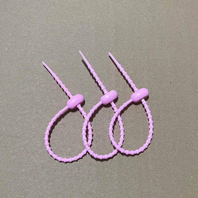 20Pcs/Lot  Silicone Reusable Bag Ties Twist Wire Fasten Cable Zip Tie Headset Data Line Wire Universal Tie