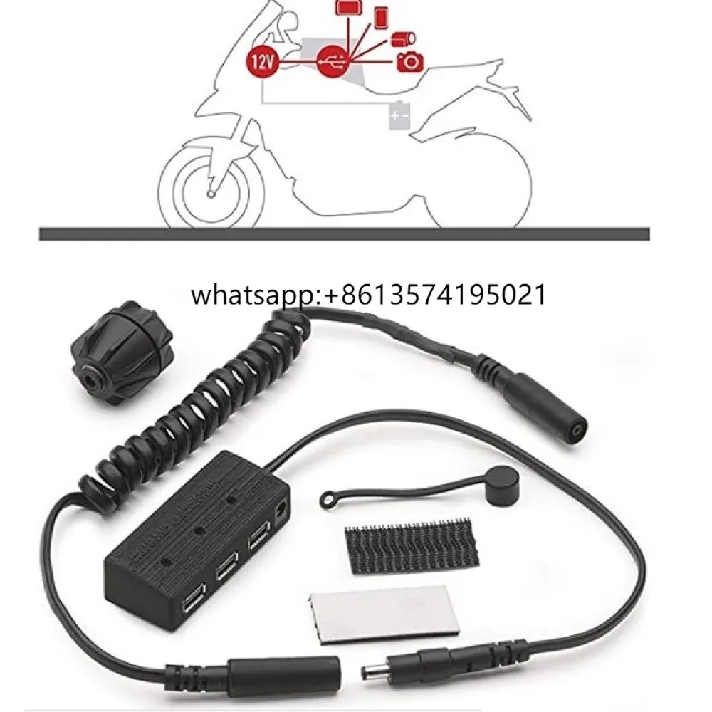 

GIVI S111 Tank Bag Power Hub Kit for Motorcycles Essential Electrical System Accessory