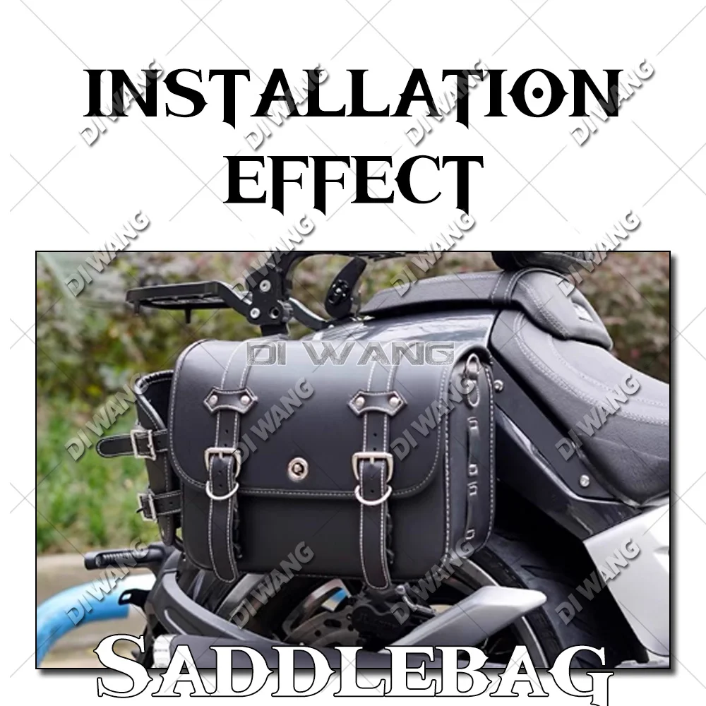 Motorcycle Saddlebag for GAOKIN THOR 1000 Side Saddle Bag PU Waterproof Saddlebags for Brixton